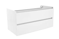 Wiesbaden Vision onderkast+ 2 laden 100x46 wit - thumbnail