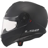LS2 opklapbare helm "ff908 strobe ii solid" helmet ff908 strob.ii solid xxl black matt - thumbnail
