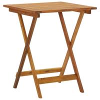 Tuintafel inklapbaar 60x60x75 cm massief acaciahout - thumbnail