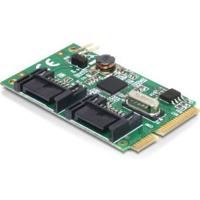 DeLOCK MiniPCIe I/O PCIe 2xSATA 6Gb/s controller - thumbnail