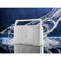 Soundmaster BCD480 badkamerradio keukenradio CD-speler stereoluidspreker tijdsweergave IPX4 spatwaterdicht - thumbnail