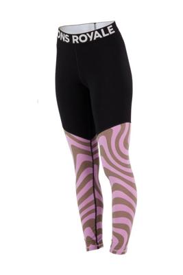 Mons Royale Cascade Merino Flex 200 Legging Dames Thermobroek Blazing Trails S