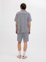 Jack - Jones Jpstjaiden Coba Stripe Jog Short Srt Sn Korte Broeken Ocean Cavern - thumbnail