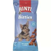 Rinti Bitties Puppy - kip & rundvlees | dubbelpak | 2 x 75 g | Aanvullend voer voor groeiende honden | Met Omega 3 voor de ontwikkeling van de hersenen | Zonder suiker en soja - thumbnail