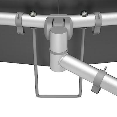 Dataflex Viewgo Dual-Monitorhandgreep - optie 004 Grijs - Eenvoudige Positionering van Twee Monitors zonder Vingerafdrukken, Perfect voor Dunne Monitors