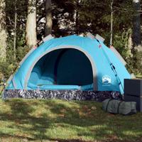 VidaXL Tent 2-persoons snelontgrendeling blauw - thumbnail