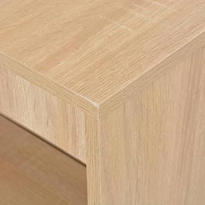 Bartafel met schap 110x50x103 cm eikenkleurig