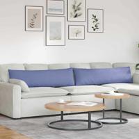 VidaXL Sofa kussens 2 pcs jeans blauw 145 x 40 cm stof - thumbnail