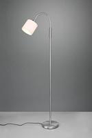 Trio VloerlampTommy 130cm RVS met wit - R46331001 - thumbnail
