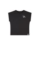 NoBell zomer t-shirt meisjes - zwart - back print - Kasis - thumbnail