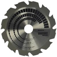 Bosch Accessoires Cirkelzaagblad Construct Wood 190 x 30 x 2,6 mm, 12 1st - 2608640633 - thumbnail