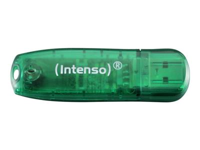Intenso Rainbow Line USB-stick 8 GB Groen 3502460 USB-A 2.0