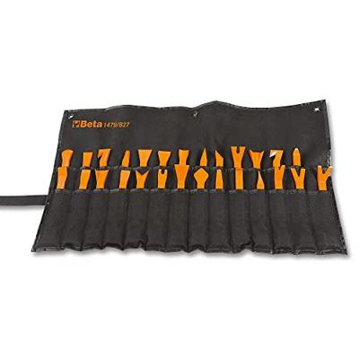 Beta 27-delig set nylon gereedschappen voor het verwijderen van bekledingspinnen en werkzaamheden op kunststof en pakkingen. 1479/B27 - 014790407
