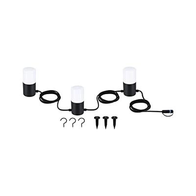 Paulmann 94761 Verlichtingssysteem Plug&Shine LED-lichtketting LED 6 W Warmwit Antraciet Paulmann 94761 Verlichtingssysteem Plug&Shine LED-lichtketting LED 6 W Warmwit Antraciet