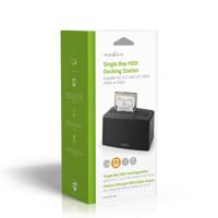 Nedis Docking Station voor Harde Schijf | USB 3.2 Gen1 | USB Type-A | 1 Schijf | 2.5 / 3.5 " | USB 3.2 Gen1 | Docking | Desktop - HDDUSB3210BK - thumbnail