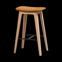 Nordic Bar Stool - Oak - thumbnail