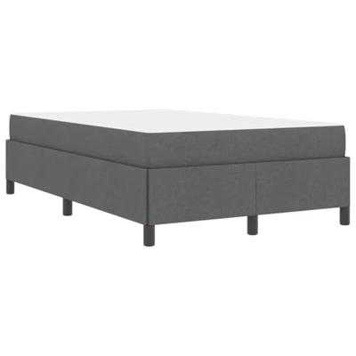 Boxspring bed Donkergrijs en Zwart 120 x 190 cm