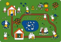 Kreisy speelmat Dag met Nijntje 130 x 90 cm polyamide groen - thumbnail