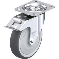 Blickle L-PATH 125KF-FI Zwenkwiel met rem Wieldiameter: 125 mm Draagvermogen (max.): 250 kg 1 stuk(s) - thumbnail