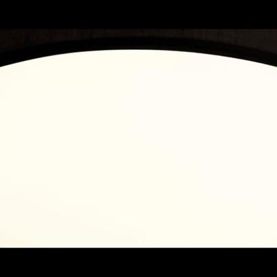 Searchlight Landelijke plafonnièreGianna Ø 37cm zwart met goud - 9371-37BGO