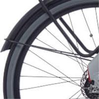 Cortina spatbordstang achter 28 blau jet black matt - thumbnail