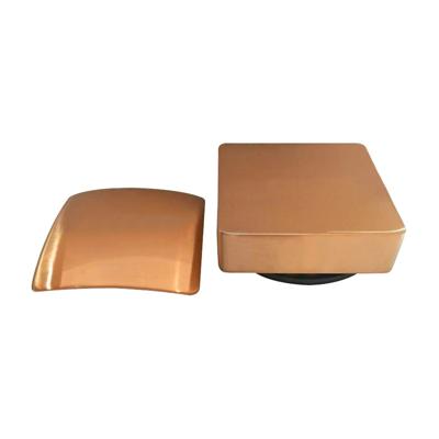 Badafvoerplug Set Boss & Wessing tbv Badoverloopcombinatie Met Vulfunctie Vierkant Geborsteld Koper Boss & Wessing Badafvoerplug Set Boss & Wessing tbv Badoverloopcombinatie Met Vulfunctie Vierkant Geborsteld Koper Boss & Wessing