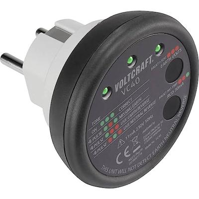 VOLTCRAFT VC40 Stopcontacttester CAT II 300 V