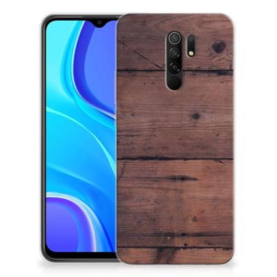Xiaomi Redmi 9 | Bumper Hoesje | Old Wood Xiaomi Redmi 9 | Bumper Hoesje | Old Wood