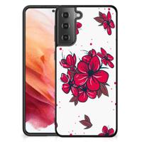 Samsung Galaxy S21 Bloemen Hoesje Blossom Red - thumbnail