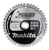 Makita Zaagblad | Fineer | 190x20x1,85 | 45T | 10 Graden - E-11184 - thumbnail