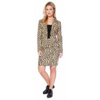Dames kostuum luipaard Luxe - thumbnail