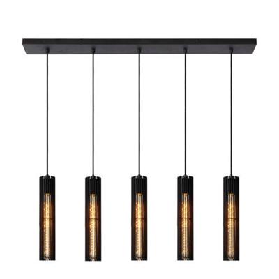 Lucide LIONEL - Hanglamp - 5xE27 - Zwart