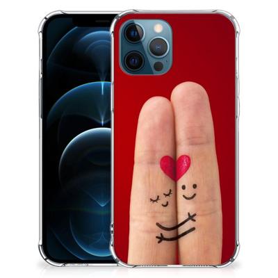 iPhone 12 | 12 Pro Anti Shock Bumper Case Liefde - Origineel Romantisch Cadeau iPhone 12 | 12 Pro Anti Shock Bumper Case Liefde - Origineel Romantisch Cadeau