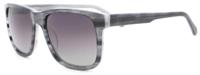 Wave Hawaii zonnebril Acetat wayfarer UV400 hout grijs - thumbnail