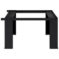 VidaXL Wasmachine pedestal zwart 64 x 55 x 32,5 cm staal - thumbnail