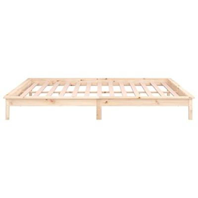Bedframe LED massief hout 120x190 cm Bedframe LED massief hout 120x190 cm