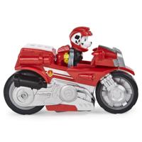 PAW Patrol , Moto Pups Marshall Deluxe terugtrekmotor met wheelie-functie en figuur - thumbnail