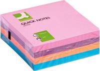Q-CONNECT Quick Notes, ft 76 x 76 mm, 320 vel, geassorteerde kleuren - thumbnail