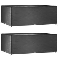 Tuinmeubelhoezen 2 st 16 oogjes rechthoekig 300x250x90 cm - thumbnail