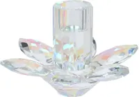 Kandelaar kristal d13h8.2 cm helder Decoris - Decoris - thumbnail