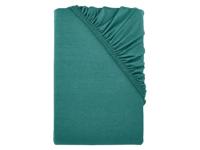 LIVARNO Jersey hoeslaken, 90-100 x 200 cm (Donkergroen) - thumbnail