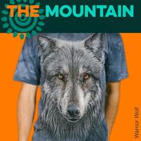 T-Shirt Mountain Artwear Warrior Wolf M - thumbnail