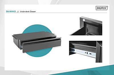 Digitus DA-90443 Bureaulade Zwart