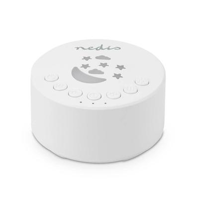 Nedis White Noise Machine | 18 Sound Options | 1 W | Maximale batterijduur: 18 uur | Dimbaar Licht | Tijdschakelaar | Wit - SLAD200WT