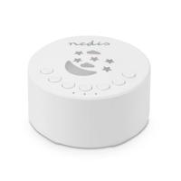 Nedis White Noise Machine | 18 Sound Options | 1 W | Maximale batterijduur: 18 uur | Dimbaar Licht | Tijdschakelaar | Wit - SLAD200WT - thumbnail