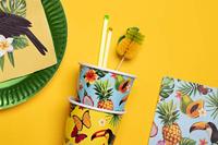 Toekan servetten Hawaii - 20 stuks - thumbnail