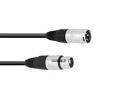 SOMMER CABLE XLR cable 3pin 0.5m bk Neutrik - thumbnail