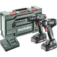Metabo Accu Combo Set 2.8.5 | SB 18 (Klopboormachine) + SSD 18 LT 200 BL (Slagschroevendraaier) | 18 V | 2x2.0Ah, SC 30 | In Metabox - 685197000 - thumbnail