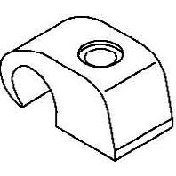 OBO Bettermann 2215322 Nagelklem Grijs 100 stuk(s)