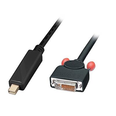 LINDY 5m Mini DisplayPort Male naar DVI-D Mannelijke Kabel, Zwart